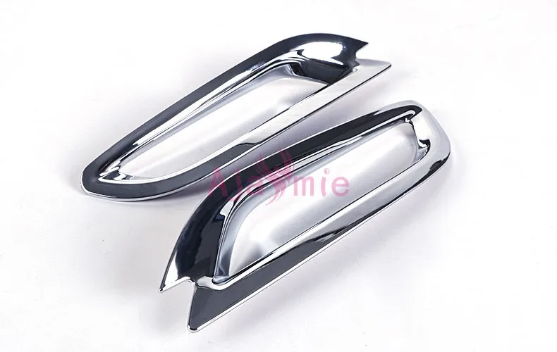 2018 Rear Fog Lamp Cover Foglight Overlay Trim Panel High-end Frame Chrome Car Styling For Toyota Camry Accessories