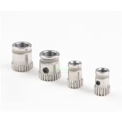 1pcs Bdtech / Prusa i3 MK3 Extruder Drive Wheel Gear 17 tooth  25 tooth Stainless Steel Bore 5mm/8mm 1.75 3.0mm 3D printer parts