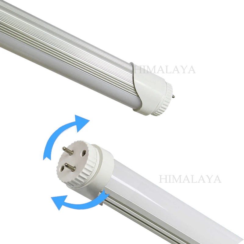 

Toika 100pcs 2ft 0.6m 10W T8 Rotate LED Tube Light 10W 600mm T8 G13 led Tube Bulbs LED Fluorescent Tube Replacement