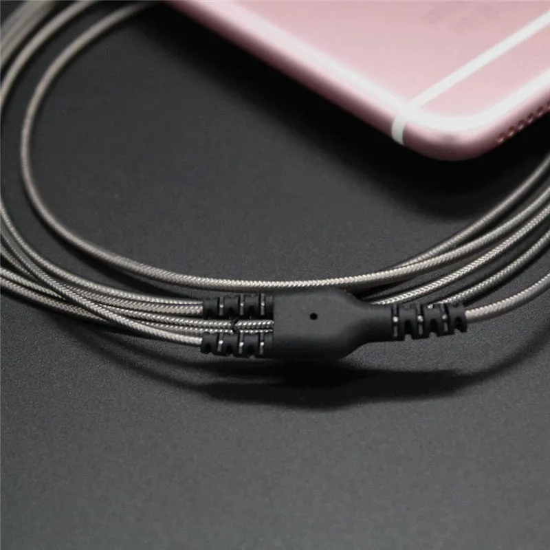 Nâng cấp Thay Thế cho X3 Irock A8 VJJB N1 Tai Nghe Tai Nghe Cáp Dây Có Mic Điều Chỉnh Âm Lượng cho Android iPhone MP3