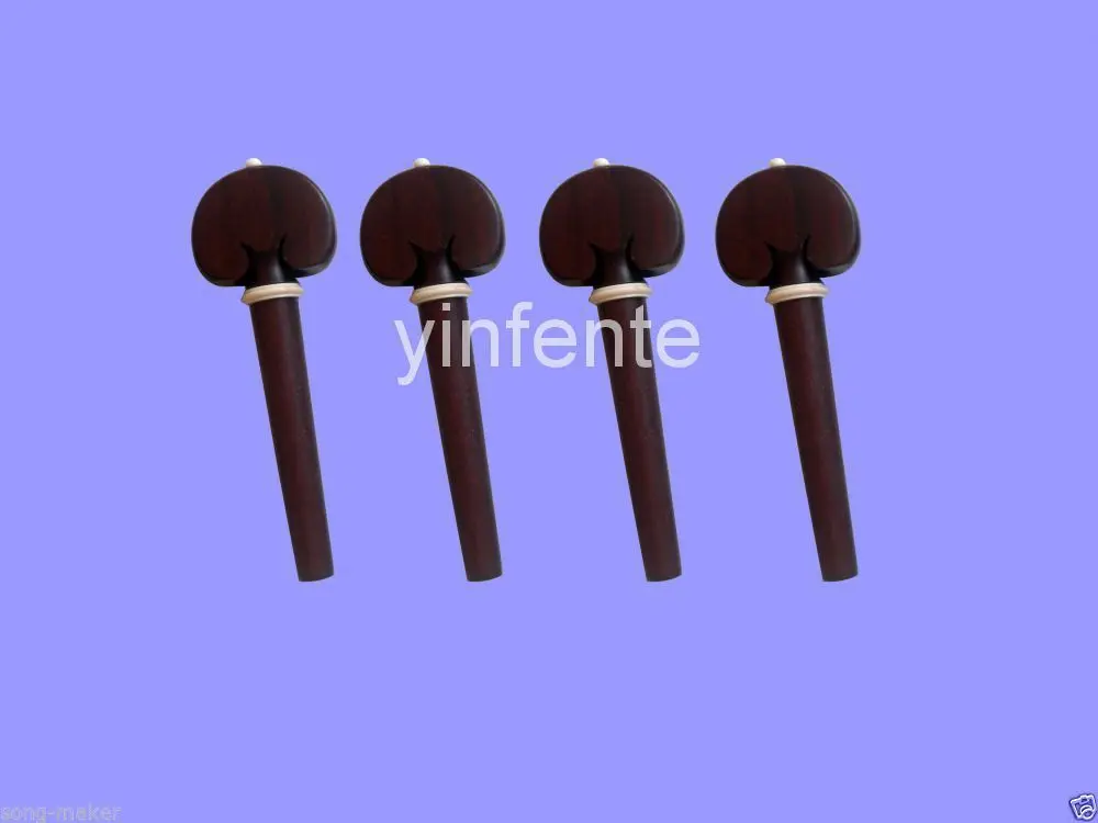 3 set 4/4 New Violin Peg Rose wood violin parts High quality