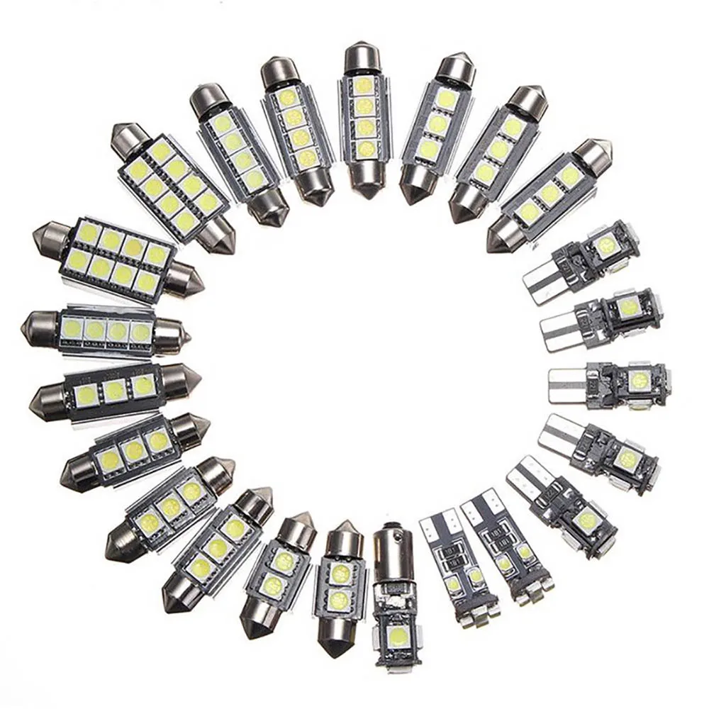 Canbus LED Lamp Interior Map Dome Trunk Plate Light Bulbs For Jeep Liberty 2002-2006