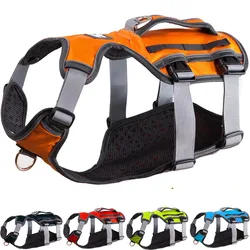 ON SALE Dog Harness Training Vest For Medium Big Dogs Adjustable Strong Outdoor Adventure Travel Harness Pitbull Dropshipping