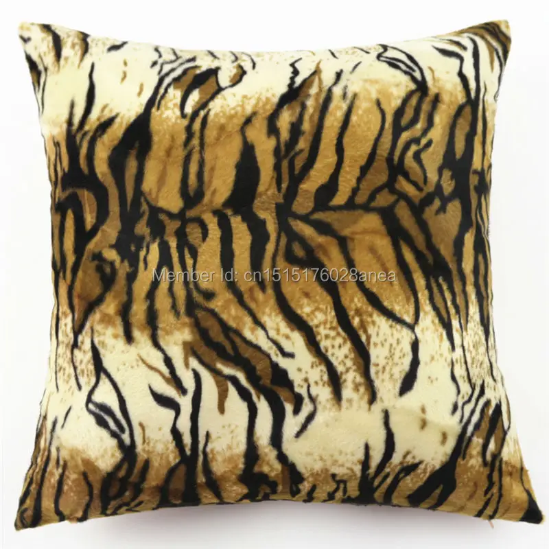 45*45/70*70CM Velour Animal Print Cushion Cover Short Luxury Faux Fur Style For Home Decor HT-PVPC-01-05-L