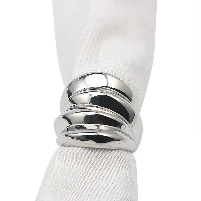 316L Stainless Steel Punk Rings for Women Unique Fashion Jewelry Ring Silver Color Punk Best Present for Girl