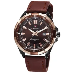 2023 Fashion Casual NAVIFORCE Brand Waterproof Quartz Watch Men Military Leather Sports Watches Man Clock Relogio Masculino