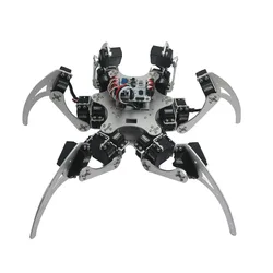 Assembled 18DOF Robot With LD-1501 Servos & Controller Aluminium Hexapod Spider Six Legs Robot