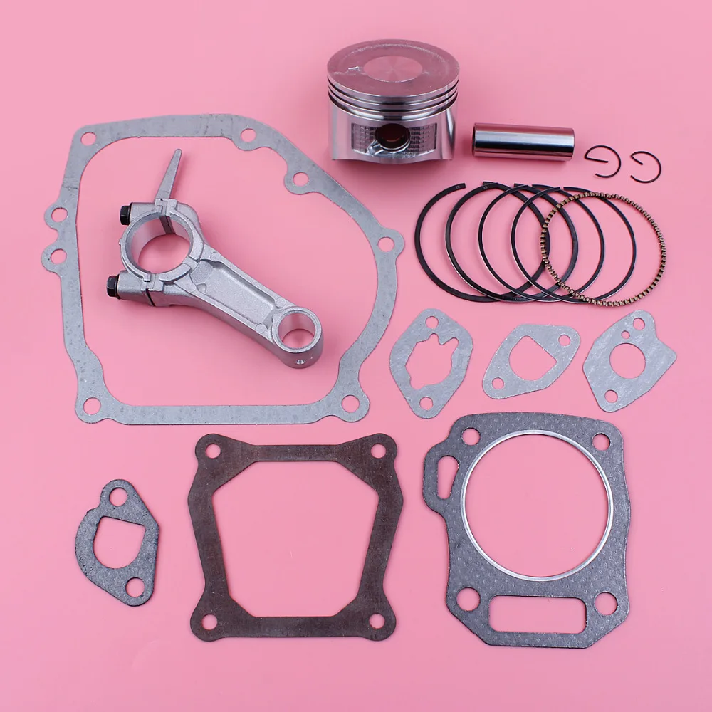 Connecting Rod 68mm Piston Ring Full Gasket Kit For Honda GX160 6.5HP GX 160 Engine Motor Lawn Mower Spare Part