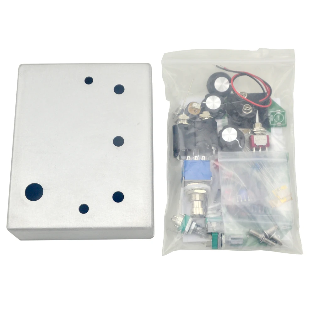 DIY Distortions Pedal All Kit With 1590BB Pre-drilled Diecast Aluminum Enclosure Box Free Ship