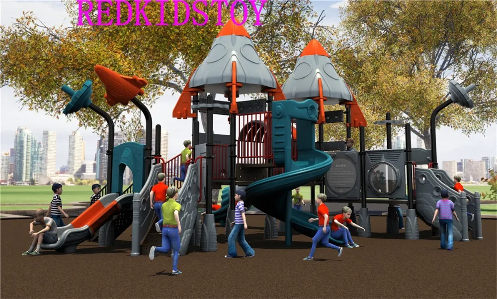 Premium Quality Exported to U.S.A Space Themed Playground System 2018HZ-K001