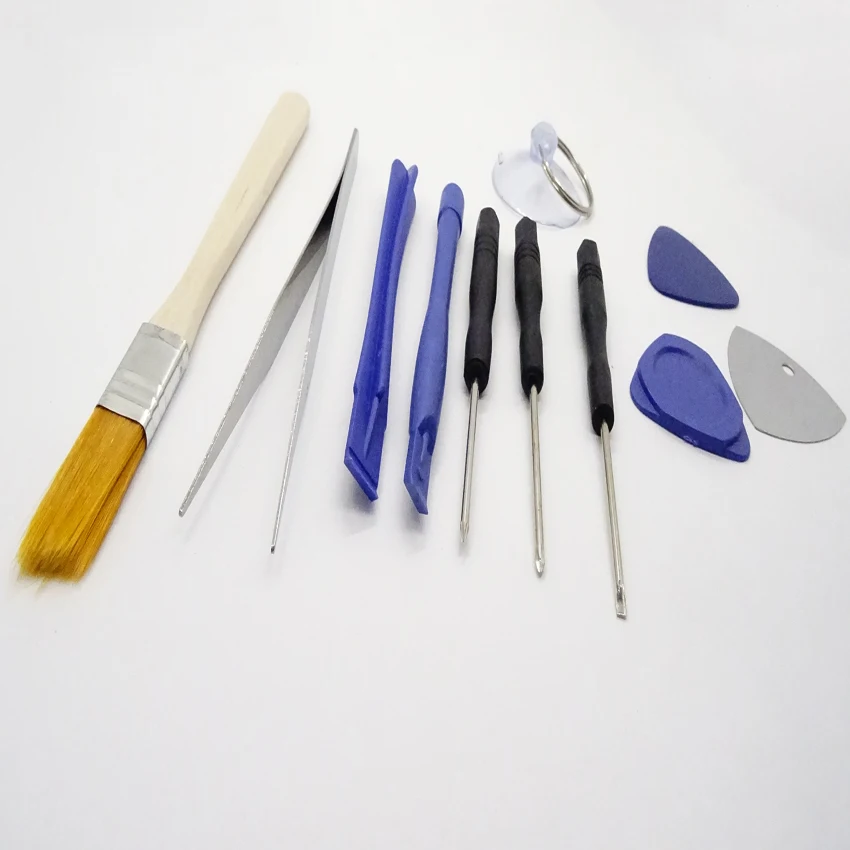 Venda quente 11 em 1 kit de ferramentas reparo do telefone móvel spudger pry abertura ferramenta ferramentas de reparo lcd com chaves de fenda para a ferramenta do iphone