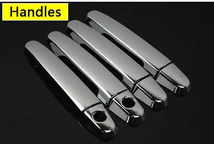 for TOYOTA Corolla 10 E140 E150 (2006-2013) Luxurious Chrome Door Handle Car Covers Accessories Car Stickers Car Styling