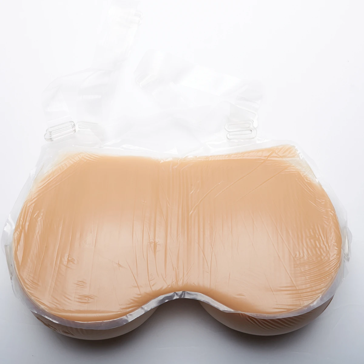 1000g D Cup  Suntan fake silicone breast No Bra Needed Silicone Breast Forms Realistic Full Boob Cup TV TG Cross Dresser