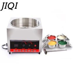 JIQI Commercial Electric Heating Sweet Cotton Candy Maker Automatic DIY Cotton Candy Sugar Fancy Fairy Floss Machine Processor