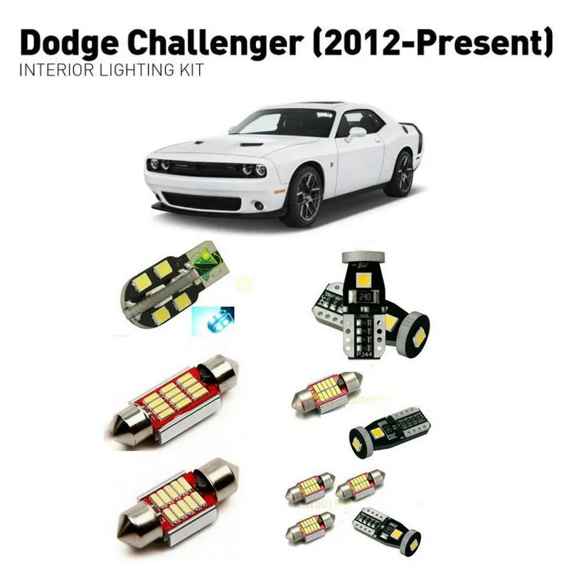 

Led interior lights For Dodge challenger 2012+ 10pc Led Lights For Cars lighting kit automotive bulbs Canbus