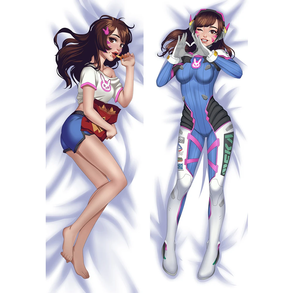 Anime JK Game Hana Song D.Va Dakimakura Body Pillow Cover Case Dva Hug Pillowcase Home Bed Decor