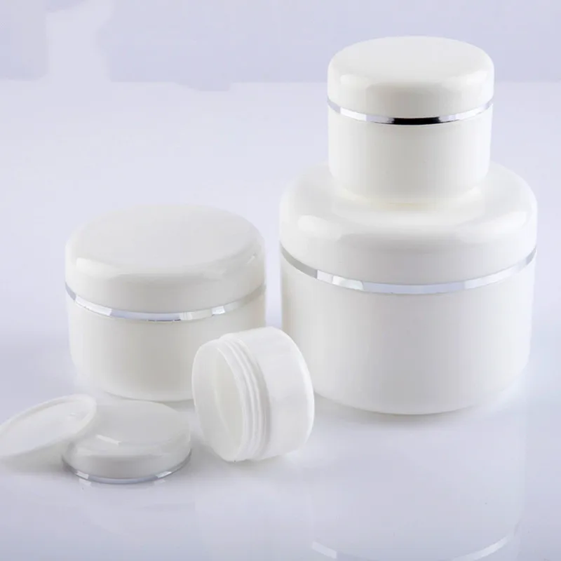 10-250g Portable Refillable Bottles Travel Face Lotion Cosmetic Container Plastic Empty Makeup Jar Box Cream Bottle Drop Shiping