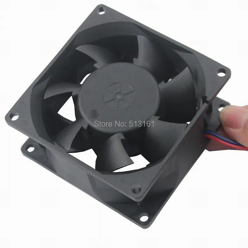 Gdstime-مروحة تبريد ، محمل كروي ، 8038 PWM ، 4 دبابيس ، عاكس ، للخادم ، مقاوم للماء ، DC 24V ، 80x80x38 مللي متر