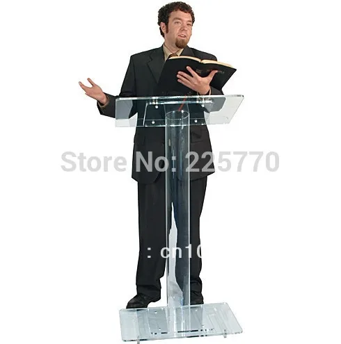 church acrylic podium/Acrylic lectern / Perspex pulpit / Lectern for classroom / Plexiglass Church Lectern