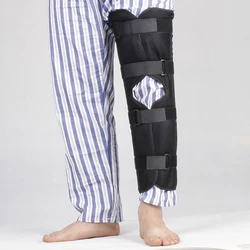 Knee Brace Support Pad Patella Knee Fixing Orthopedic Leg Posture Corrector Fractures Splint Guard Knee Support left right