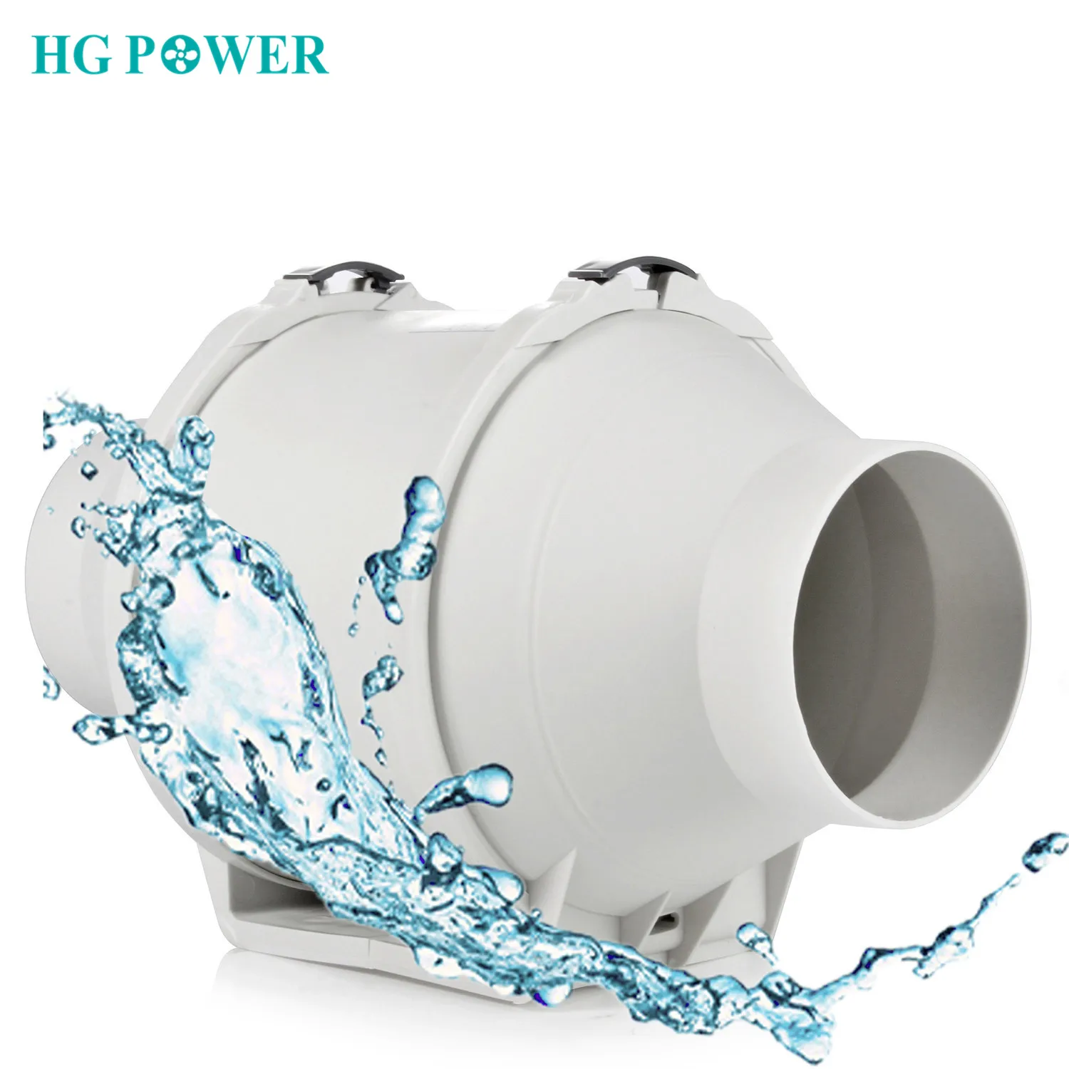 4''~5'' 220V High Efficiency Inline Duct Fan Ventilation System Exhaust Extractor Fan Hydroponic Air Blower Booster for Bathroom