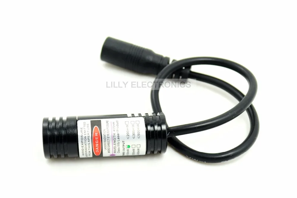 150 mW 405nm Focusable Verstelbare Violet/Blue Laser Spot Module