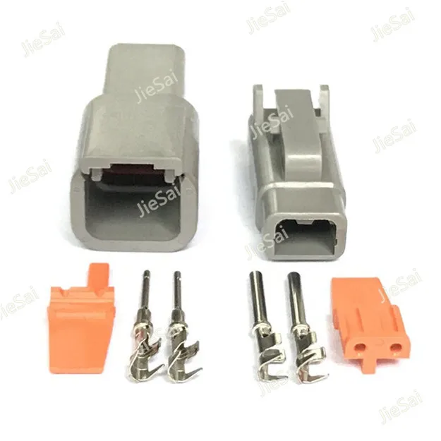 

Deutsch DTM 2 Pin Waterproof Electrical Connector Inlet Air Temperature Sensor DTM06-2S / ATM06-2S DTM04-2P / ATM04-2P