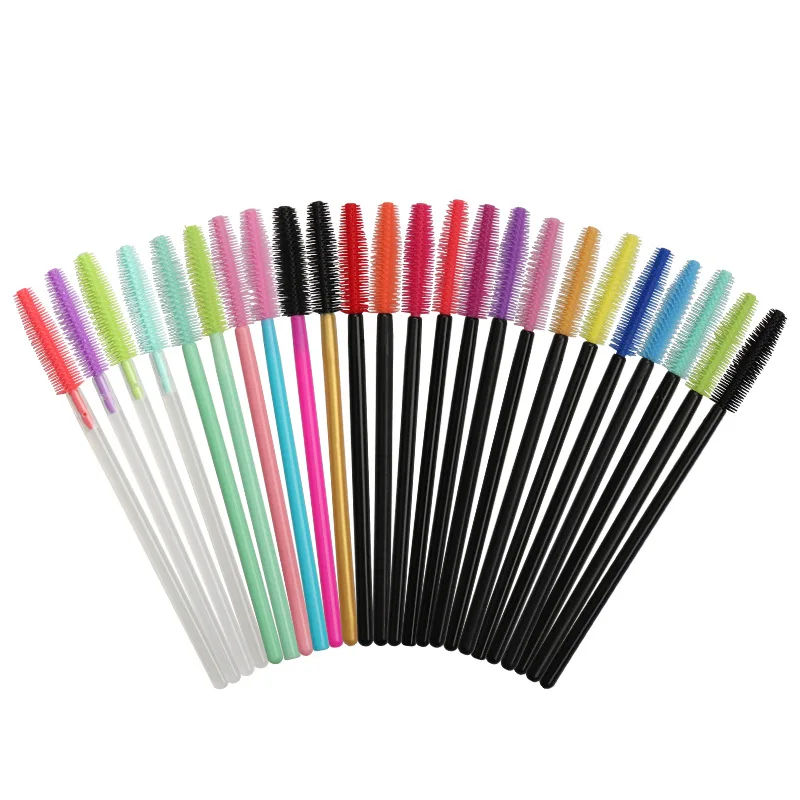 Brosses à cils en Silicone jetables, baguettes de Mascara, applicateur de maquillage pour femmes, brosse cosmétique, outils de beauté