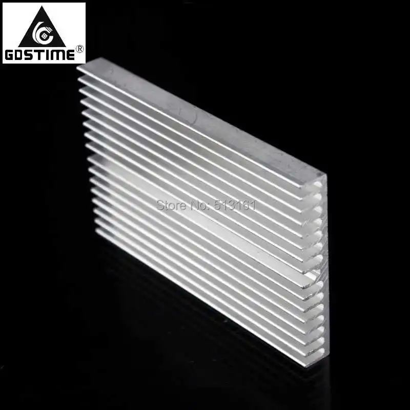 

5PCS Gdstime 100x60x10mm Aluminium Cooler Radiator Heatsink Heat Sink 100mm