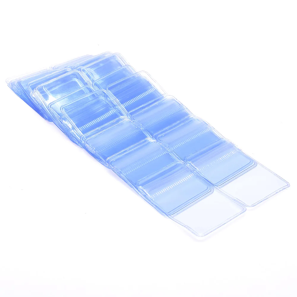 50Pcs/ Lot PVC Self Seal Zipper Plastic Packing Poly Pouch Ziplock Anti-oxidation Jewelry Jade Pack Bag Pouch Resealable