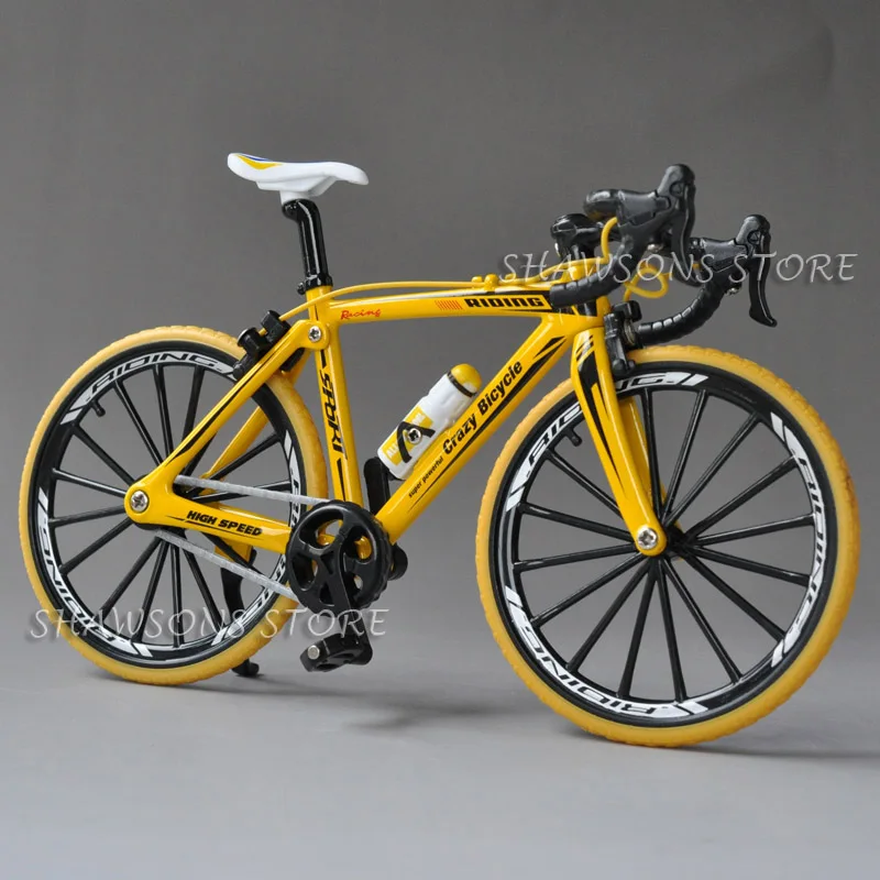 1:10 Scale Diecast Metal Bicycle Model Toys Racing Cycle Cross Road Bike Miniature Replica Collection