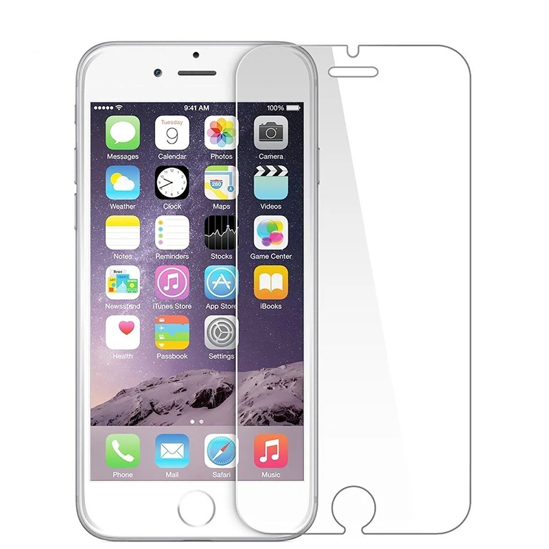 Tempered Glass for iPhone 6 7 8 X SE 6S 5S 5 4S Screen Protector Protective Glass for iPhone 6 6S 7 8 Plus Protection Glass Film