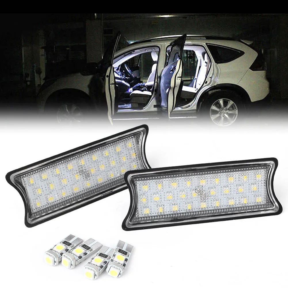 2Pcs Car Roof Dome Overhead Reading Lamp Interior SMD LED Light for BMW E60 E65 E87 1 5 7 Series