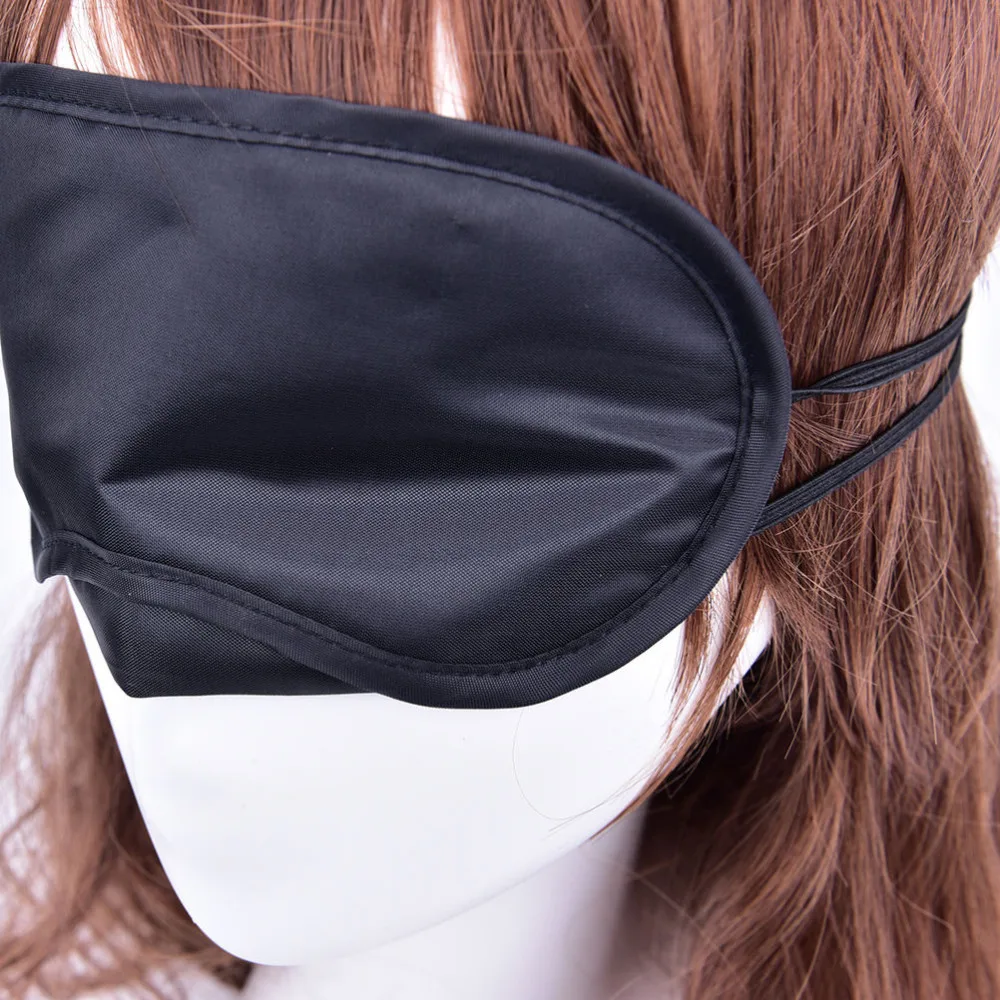 10pcs/lot Soft Eye Mask Shade Cover Travel Rest Eye Sleeping Mask Satin Blindfold Soft Eye Shade Nap Cover Blindfold Sleeping