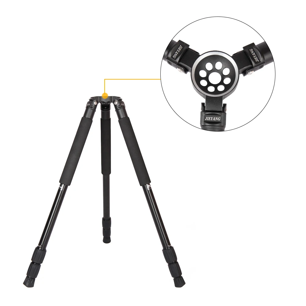 DHL ฟรี JY0509A Professional ขาตั้งกล้องอลูมิเนียมขาตั้งกล้องของเหลวลากหัวขาตั้งกล้อง DSLR สำหรับกล้องกล้องวิดีโอ