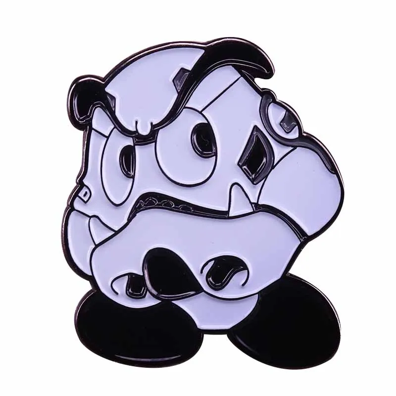 Goomba stormtrooper  wars badge cute game pins funny jackets backpack decor