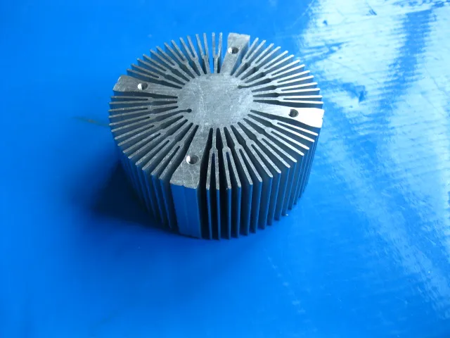 2pcs Custom LED radiator 10-30W aluminum radiator Sunflower aluminum radiator diameter 90mm,solid 32MM,high 30mm cool