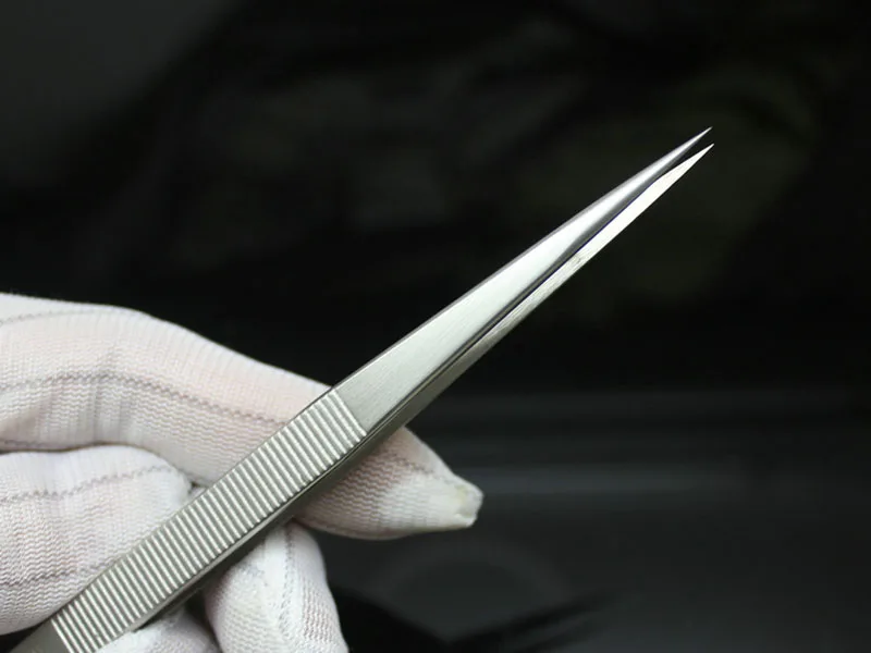 Japan RHINO RH-316 Tweezers Switzerland Standard Anti-acid Superhard Special Sharp Precision Forceps Holding Repair Tools