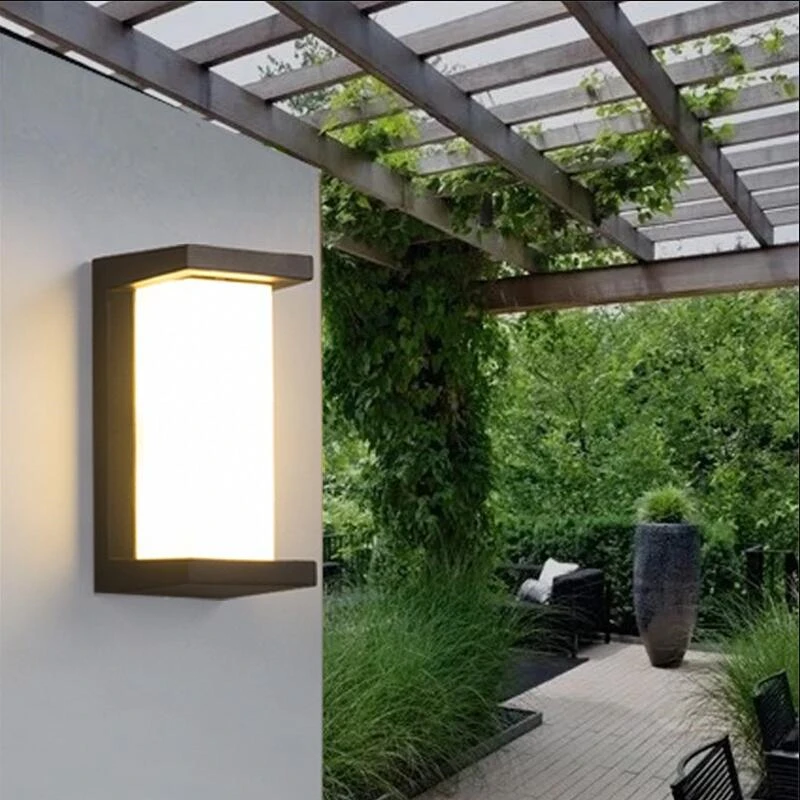 

Outdoor LED Wall Light Waterproof Courtyard 18W Modern Wall Luminaire Garden Corridor Porch Door Decora AC85-265V