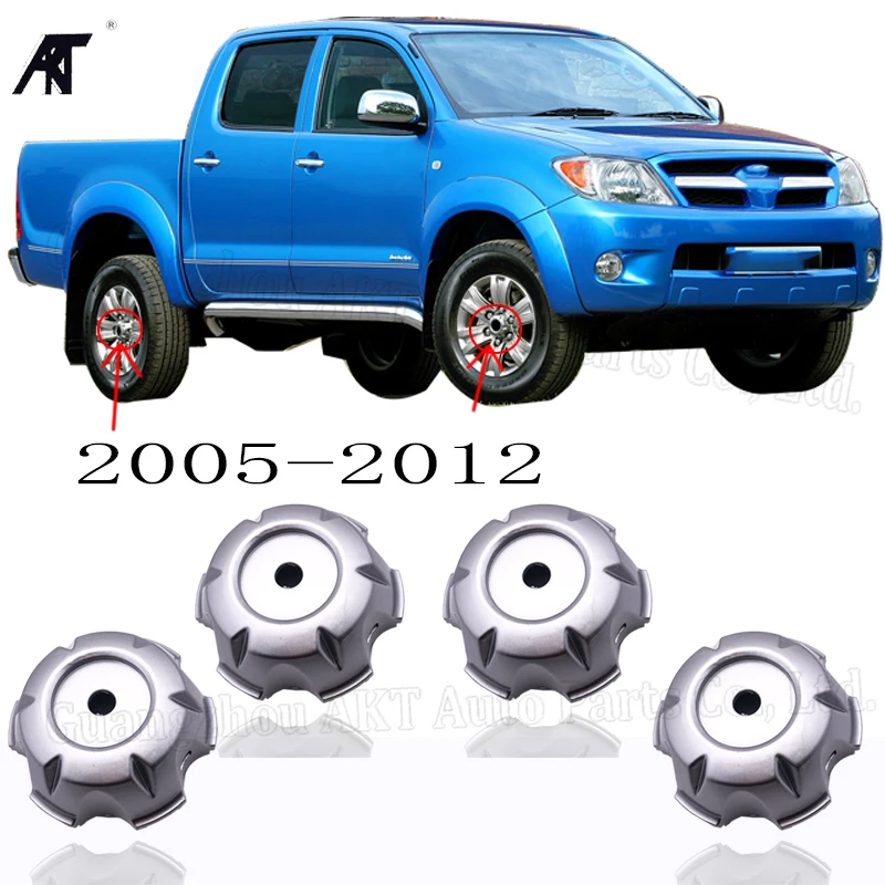 4pcs Wheel Center Cap Hub for Toyota Hilux Pickup 2005 2006 2007 2008 2009 2010 2011 2012    High Quality