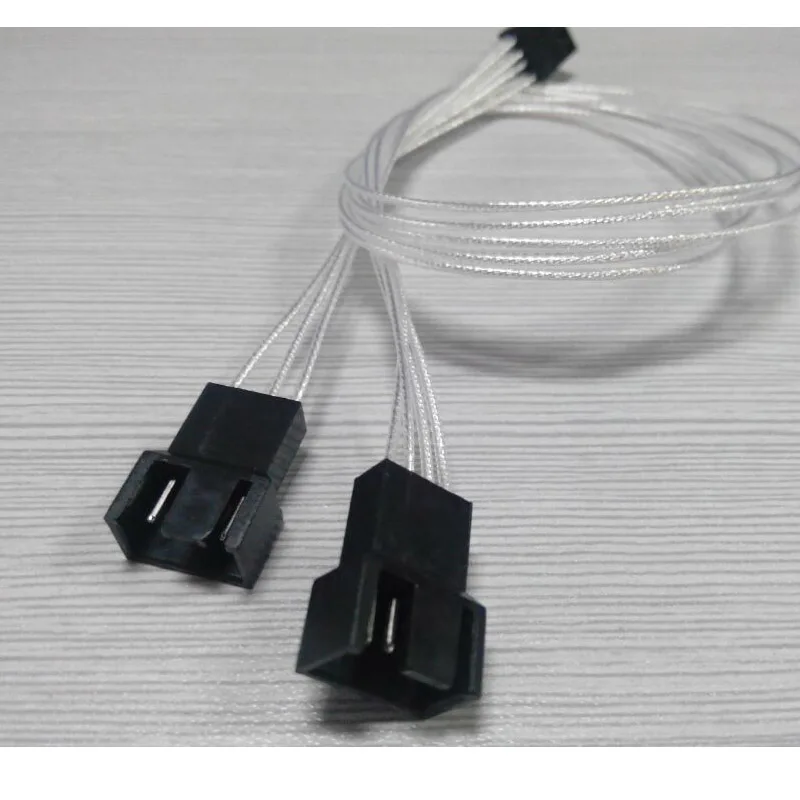 4-контактный Удлинительный кабель PWM One-two, 4-контактный Удлинительный шнур, посеребренный провод, 30 см