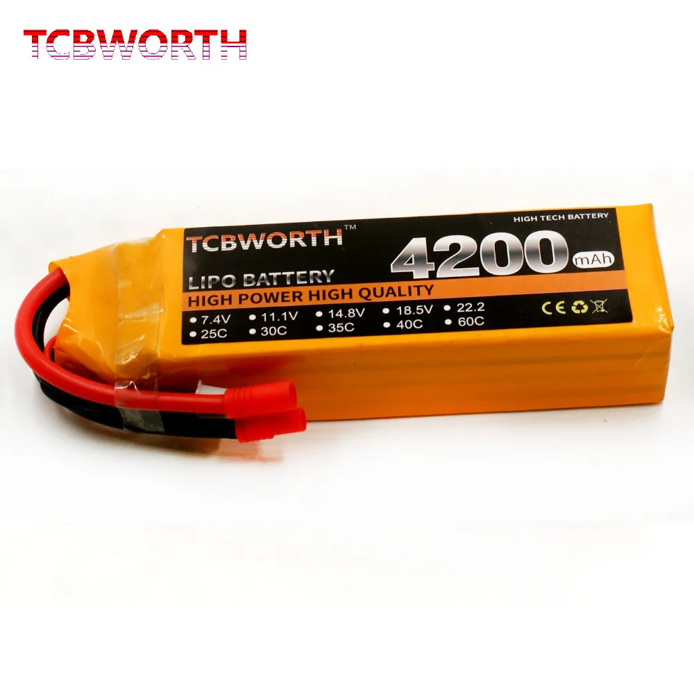 3S RC Drone LiPo Battery 11.1V 4200mAh 35C 60C 3S Li-Po Batteries For RC Airplane Quadcopter Drone Car Boat Truck LiPo 3S