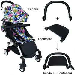 Kinderwagen Treeplank & Leer Bumper Bar & Handsteun Kinderwagen Accessoires Fit Yoyo Yoya Yuyu Kinderwagen Armsteun Voetsteun