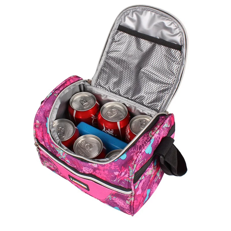 Camping Picnic Bag Lunch Bag Meal Basket Portable Insulation Package Double Layer Fresh-keeping Bag Beer Fridge Portable Coolers