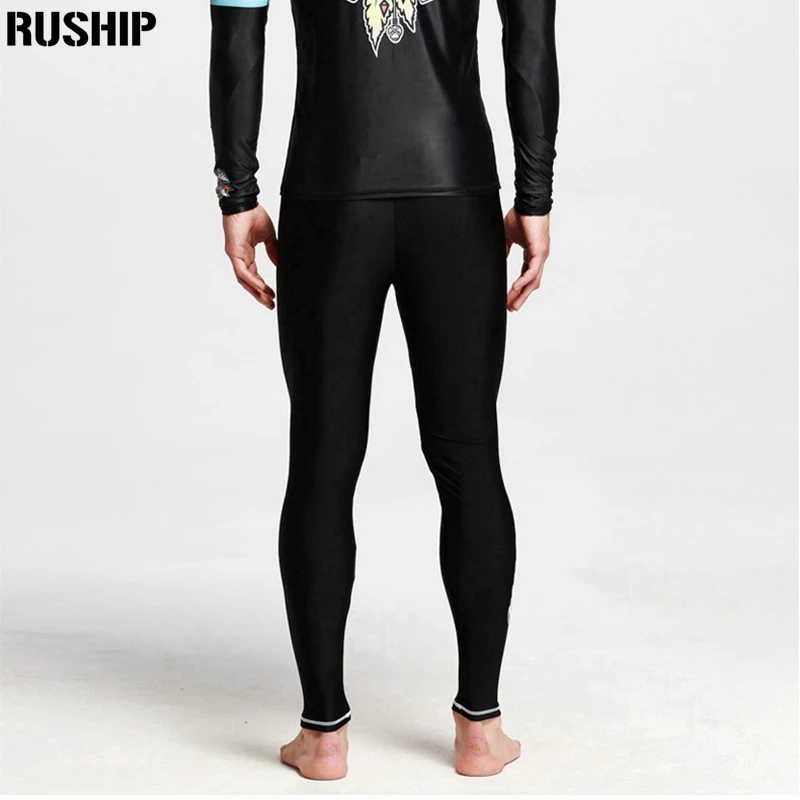 SBART Men Lycra Diving Long Pants Super Elasticity Rashguards Swimsuit Sunscreen Swimming Rash Guard Quick Drying Beach Trousers