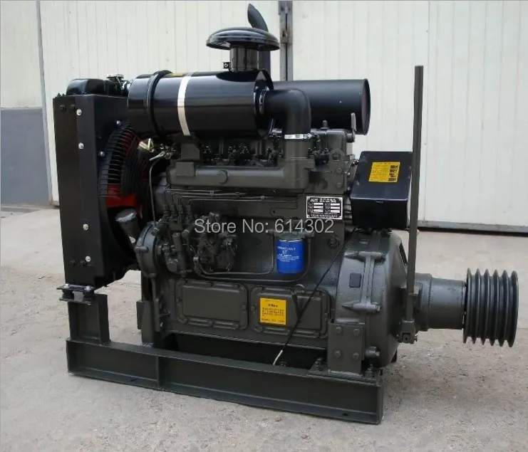 China supplier Weifang ZH4105ZP 63kw Diesel Engine for Water Pump & fixed power Usage with clutch connecting