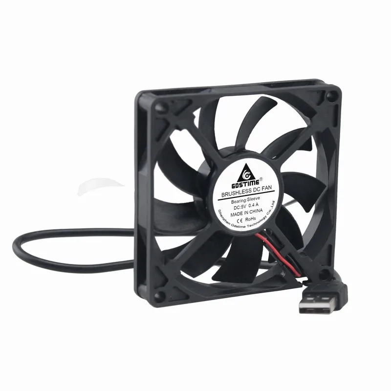 

Gdstime 100 pieces 8015 DC 5V 80x80x15mm 8cm USB Cooler Computer M Cooling Fan 80mm x 15mm 3 inch