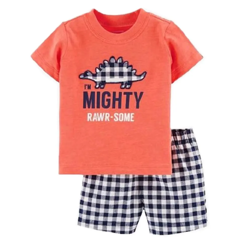 Giraffe Kleidung Anzug Für Jungen 6 9 12 18 24 Monat Sommer Baby T-shirts Shorts Hosen 2-Stück sets Outfits Baumwolle Tops Overalls – Detail 7