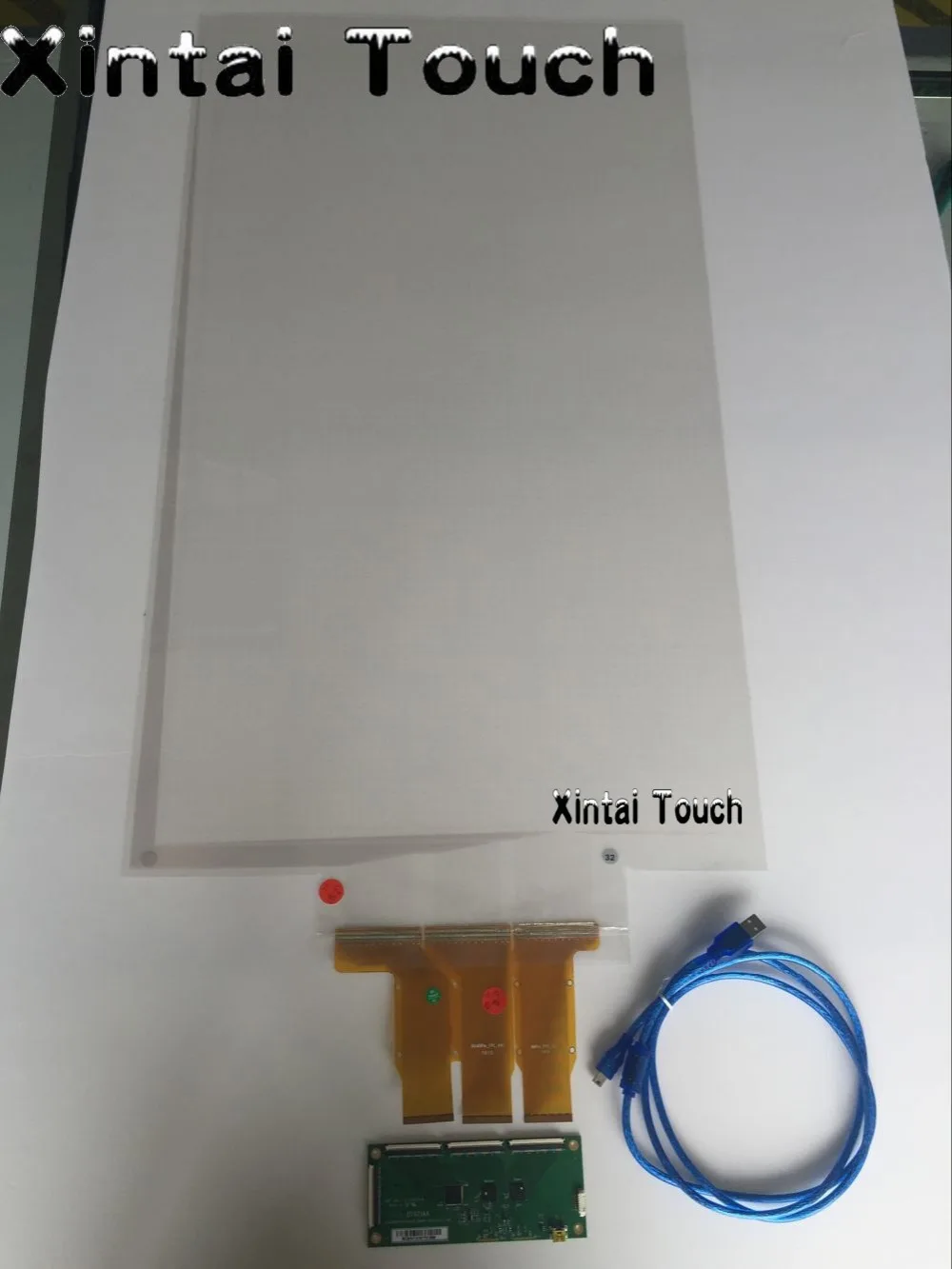 On sale! LOW-COST,32" Multi Interactive Touch Foil Film, Real 10 Touch Points Transparent Touch Screen Film