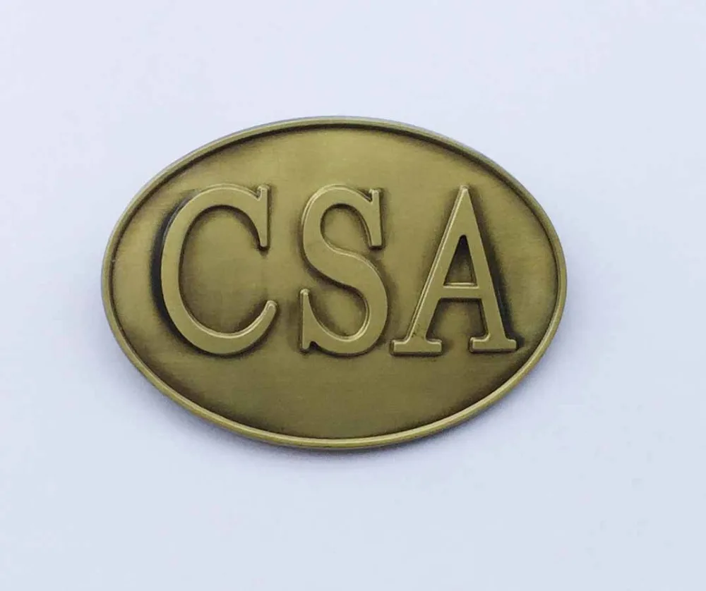 Brass Color CSA Western Belt Buckle SW-BY649 suitable for 4cm wideth snap on belt with continous stock